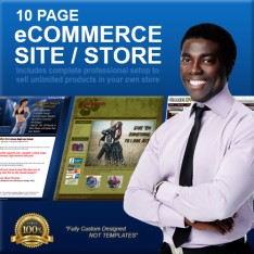 10 Page Custom Designed eCommerce Storefront
