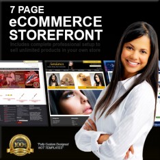 7 Page Custom Designed eCommerce Storefront