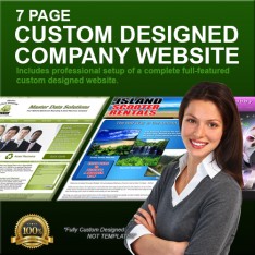 7 Page Custom Designed Company Website
